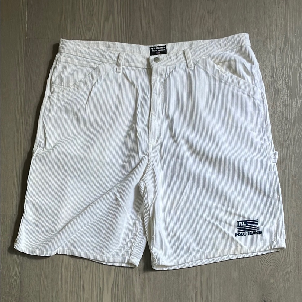Vintage Ralph Lauren Polo Jeans corduroy baggy carpenter shorts